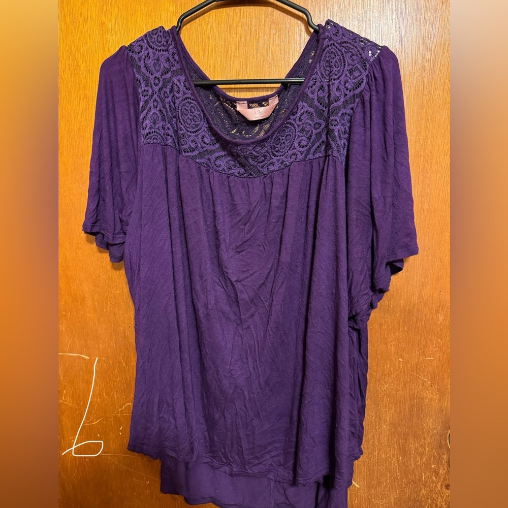 SJS purple 2X top